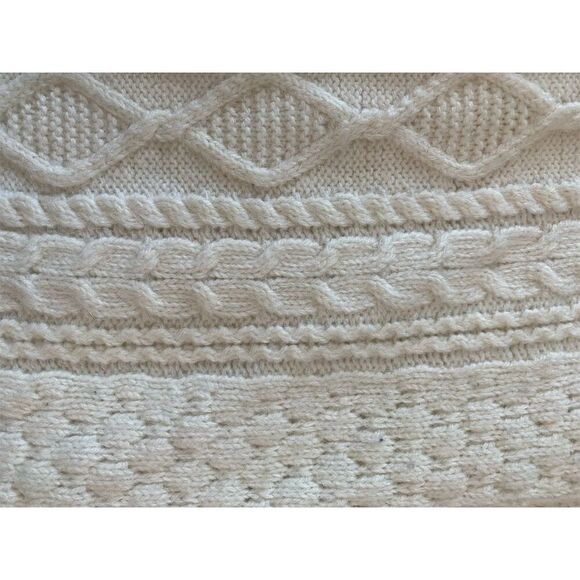 Sézane Women's Ivory Cable-Knit Cardigan Sweater‎ Size S - Picture 5 of 7